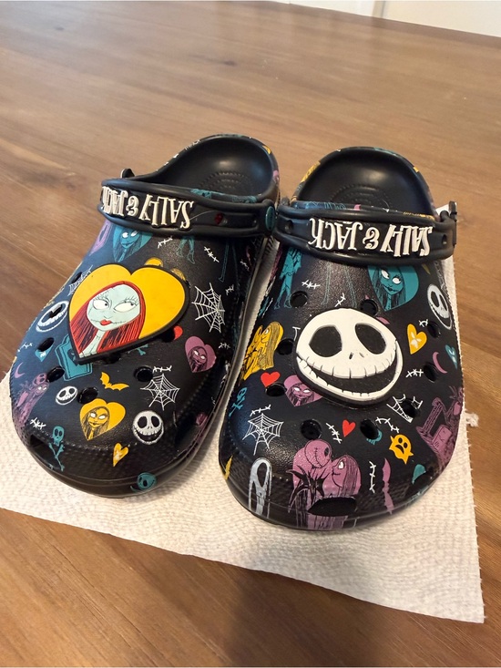 CROCS Shoes - CROCS The Nightmare Before Christmas Black Graphic Clogs